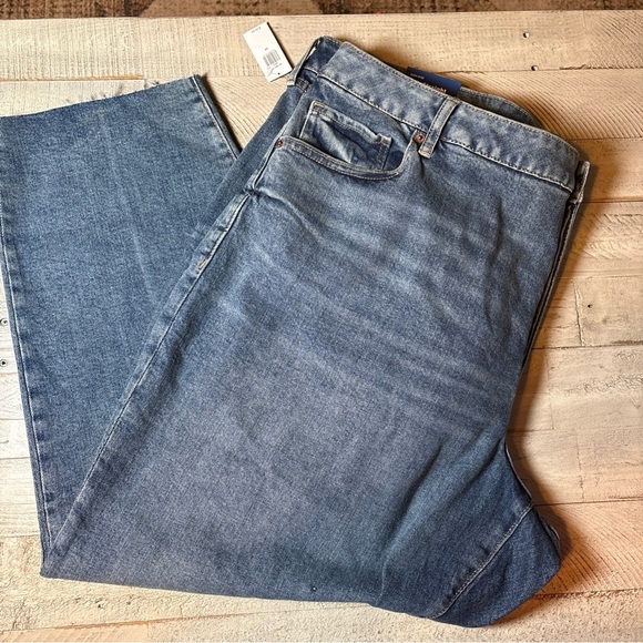 Old Navy Jeans Button-Fly High-Waisted O.G. Straight Cut-Off Size 26 - Picture 9 of 16